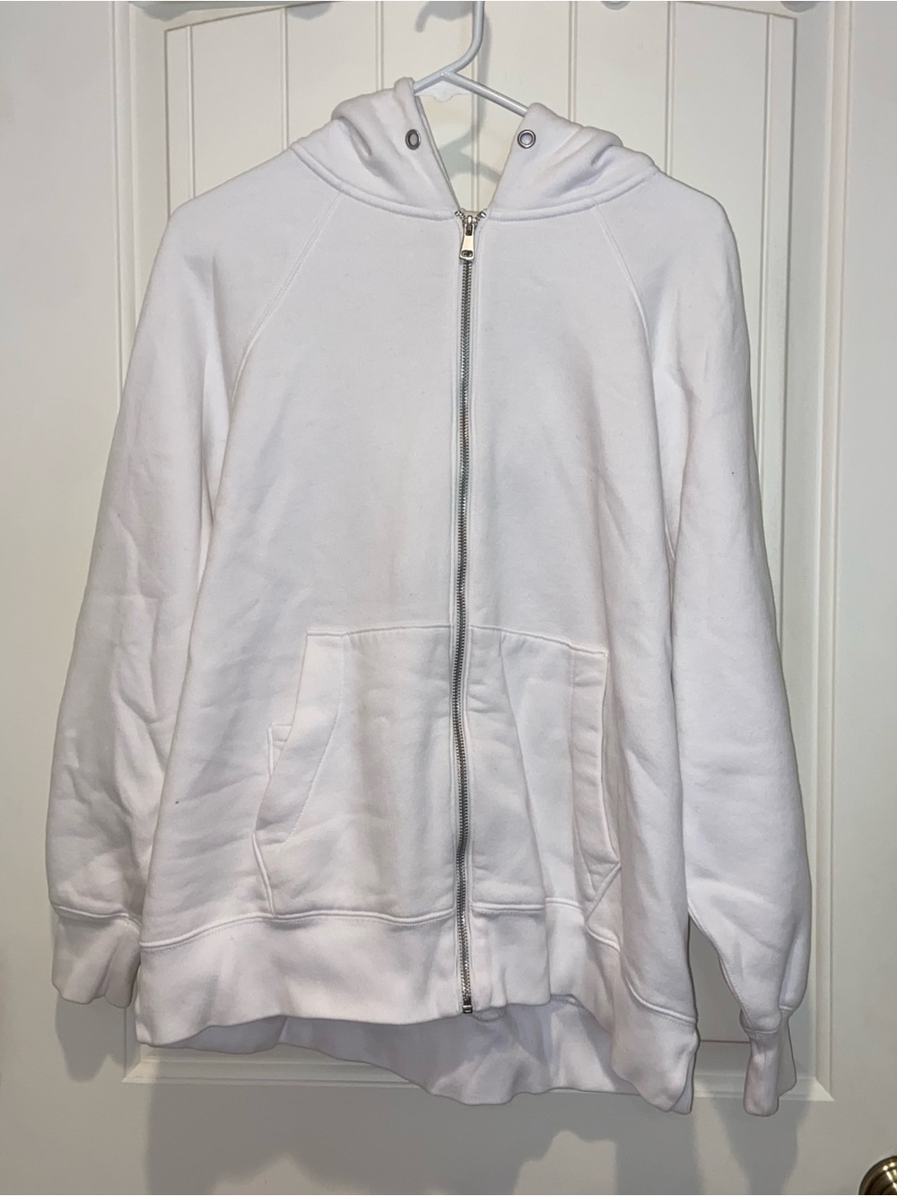 Abercrombie white hoodie